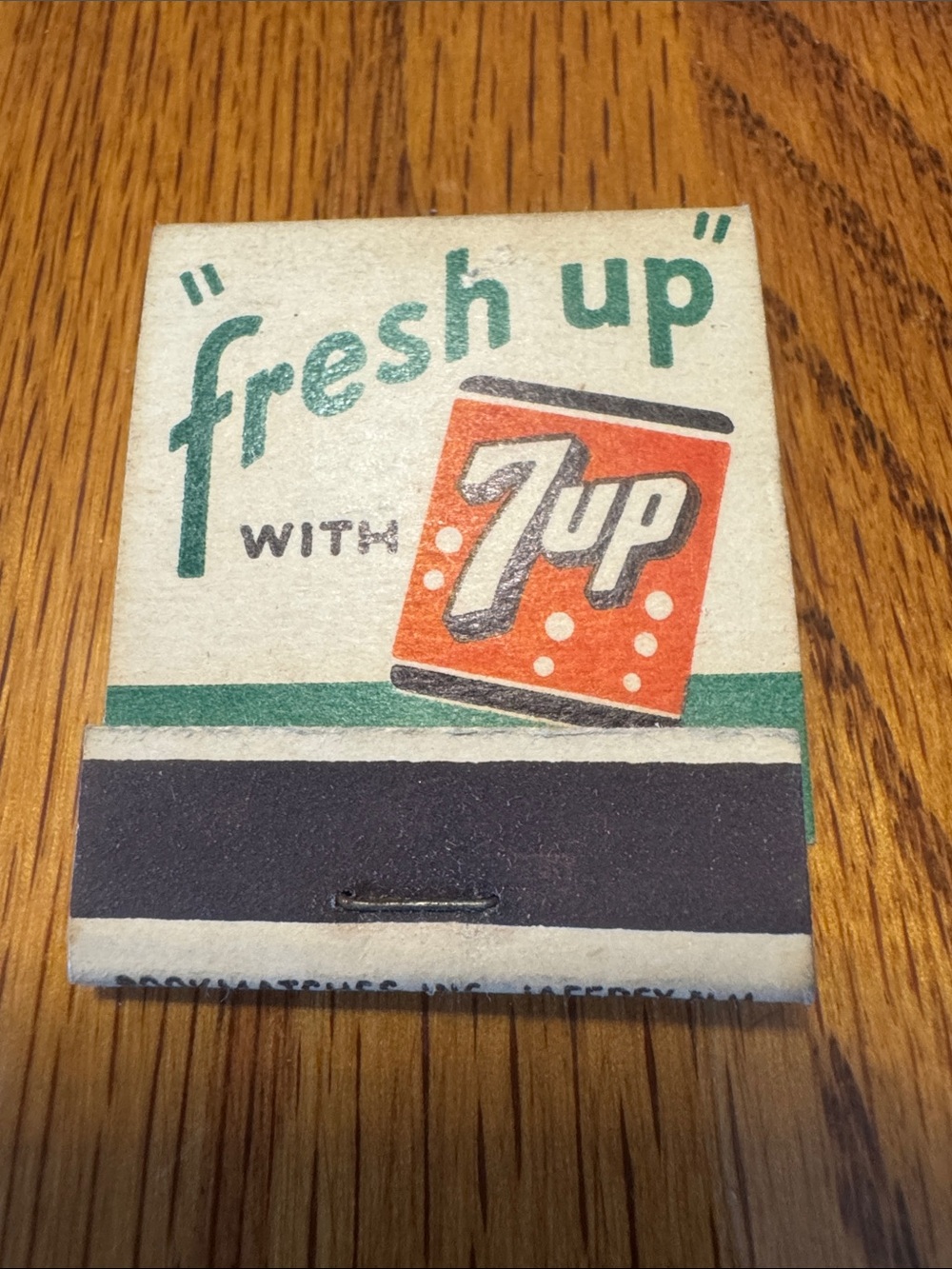 1950’s 7 Up "fresh up" Advertising Matchbook